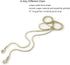 Small Square Copper Purse Shoulder Cross Body Handbag Bag Chains Strap Replacement(Light Gold, 47'')...