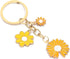 Keychains Charms for Women, Cute Daisy Bag Charm Flowers Key Chain Car Key Ring Pendant for Purse Handbag Bags Decor...