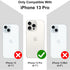 TEAUGHT for iPhone 13 Pro Case with Wrist Finger Strap for Women Girls Men, Cute Luxury Plating Soft TPU Slim Shockproof Protective Cover with Adj...