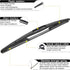 Rear Window Wiper Arm Blade Set Replacement For Cadillac Escalade,GMC Yukon,Chevy Tahoe Suburban,2007-2013 - Back Windshield Wiper Accessories OEM...