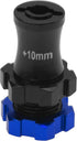 ShareGoo Metal +10mm Extended 17mm Splined Wheel Hex Hub Adapter Compatible with 1/10 Slash 2WD 4X4 Rustler Stampede Bandit 2WD 4X4 RC Car (Blue)...