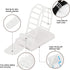 Adhesive Cable Management Clips, 50Pcs Adjustable Nylon Cable Strap Ties Wire Clips Clamps Organizer with Strong Adhesive Tape, Extra Screw & Hole...