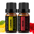 GREENSLEEVES Rose Lemon Essential Oil Set, 100% Pure Aromatherapy Therapeutic Grade Oils for Diffuser, Humidifier, Massage - 2 x 10ml (Rose+Lemon)...