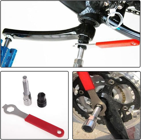 Bike Crank Extractor Bottom Bracket Remover Bike Crank Arm Puller for Bicycle Bracket Repair...