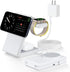 2024 Upgraded 3 in 1 Foldable Magnetic Wireless Charging Station with PD 20W USB-C Adapter, Compatible with MagSafe, Charger Stand for iPhone 15/1...