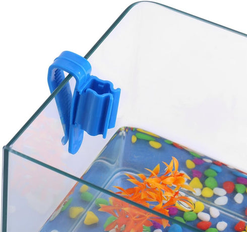 Fdit Pack of 2 Aquarium Fish Hose Holder Hanger,Water Pipe Tube Hose Mounting Clip for 8-16mm Inflow Outflow Water Pipe...