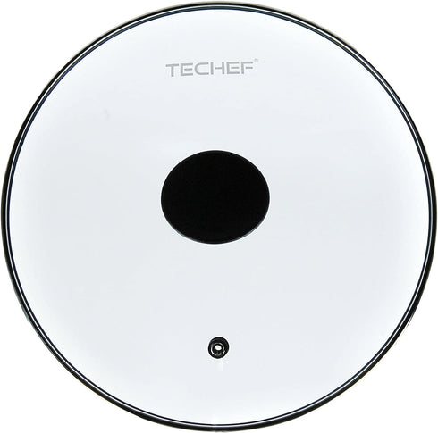 TECHEF 8 Inch Tempered Glass Lid – Fits 8” Frying Pans and Pots – Steam Vent, Stainless Steel Rim – Oven & Dishwasher Safe – Made in Korea...