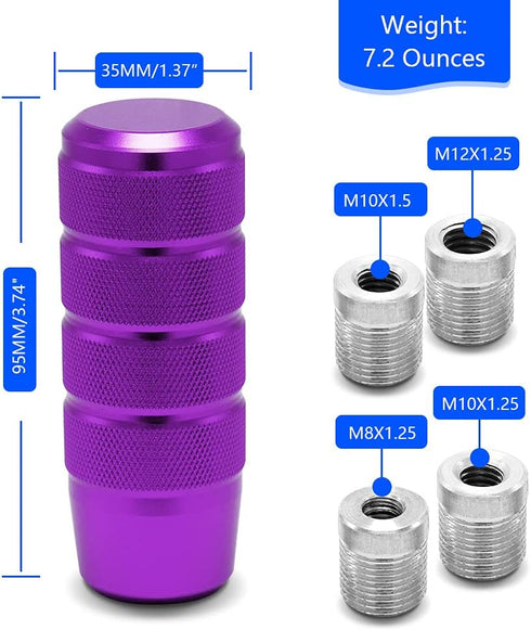 (Purple) Stick Racing JDM Manual Gear Shift Knobs for Fit Compatible with Mazda Tacoma STi Nismo 2004 Honda Accord Subaru Focus ST Miata Toyota Ad...