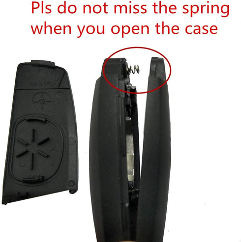 Keyless Entry Smart Key Fob Case Cover fit for BMW 1 3 5 7 Series X3 X4 X5 X6 Remote Control Key Fob Shell No Chip...