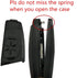 Keyless Entry Smart Key Fob Case Cover fit for BMW 1 3 5 7 Series X3 X4 X5 X6 Remote Control Key Fob Shell No Chip...