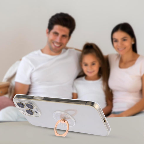 Transparent Phone Ring Holder Grip Cell Phone Ring Holder Finger Kickstand 360° Degree Rotation Clear Phone Ring Stand for Cell Phone Tablet Case ...