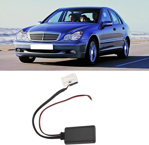 12V 12 Pin Bluetooth Adapter Aux Audio Cable Audio Cable Adapter Fit For Mercedes Benz W169 W245 W203 W209 R230 W221 W251 W164 X164...