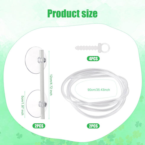 Aquarium Floating Plant Corral, Clear Plastic Floating Plant Fence for Aquarium Fish Tank Plant Fence Aquarium Fish Tank Accessories for Separatin...