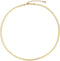 CHESKY 14K Gold Plated Snake Chain Necklace Gold Herringbone Necklace for Women Minimalist Necklace Chain 3MM(W) 14"(L)...