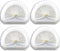 Improvedhand VLPF10 Filter Replacement Compatible with Black and Decker Dustbuster Hand Vacuum Replace Model # HLVA315J HLVA320J00 N575266 (4 Pack...