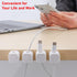 12 Pack Cord Organizer, Magnetic Cable Management Clips for Desktop, Self Adhesive Wire Charger Keeper for Phone, Kitchen Appliances, Earphone Org...