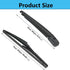 Rear Wiper Blade Arm Set Replacement for Kia Soul 2010-2020, Kia Soul EV 2015-2019 Back Glass Wipers, Factory OE Style Rear Windshield Wiper Arm &...