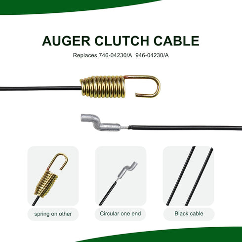 946-04230b Auger Drive Clutch Control Cable for MTD Cub Cadet Snow Blower Thrower 946-04230 946-04230A 746-04230 746-04230A...