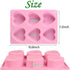 Actvty Heart Silicone Mold, 2 Packs Heart Shaped Molds for Making Handmade Soap, Bath Bombs, Candles, Cake, Chocolate Bomb and Jelly...