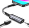 JSAUX USB C to 3.5mm Headphone and Charger Adapter, 2-in-1 AUX Mic Jack with PD 60W Fast Charging,Compatible for Earphones iPhone 15 Pro Max/15 Pr...