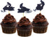 Morndew 24 PCS Snowmobile Cupcake Toppers for Sport Party Baby Shower Birthday Party Wedding Party Decorations...