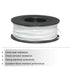 MECCANIXITY 30 Gauge Wire Silicone Wire 30AWG Electrical Wire Stranded Wire High Temperature Hookup Wire Tinned Copper Wire 30m/100ft White Spool ...