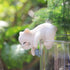 Miniature Hanging Cat Figurines Flower Pot and Vase Hugger Cute Resin Kitten Bonsai Terrarium Edge Decor Planter Pot Hanger Fairy Garden Ornaments...