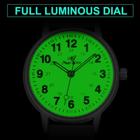 ManChDa Nurse Watch Nursing Watch Medical Watch for Women Waterproof Watch with Second Hand Easy to Read Watch Military Time Watch Luminous Watch ...