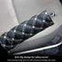 2 Pcs Set Car Handbrake Shift Gear Knob Cover, Leather Breathable Soft Handbreak Protect No-Slip Sleeve, Case Auto Interior Decor Accessories Fit ...