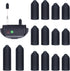 24 Pcs Dog Shock Collar Rubber Tips,Training Collar Replacement Parts Dog Collar Silicone Covers Training Rubber Tips Column Conductive Rubber Sle...
