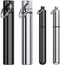 4 Pieces Metal Portable Toothpick Holder, aluminum alloy Pocket Toothpick Holder Aluminum Waterproof Case Toothpick Container with Keychain for Ou...