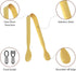 6 Pack Serving Tongs, Buffet Tongs Kitchen Tongs Stainless Steel Food Tong Sugar Tongs Small Serving Utensils for Tea Party Coffee Bar Catering Go...