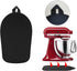 Mixer Slider Mat for Kitchen Aid Bowl Lift 4.5-5Qt - Compatible with Tilt-Head and Non-Tilt Models, Rubber Wheels, Black Accessories, Easy Sliding...