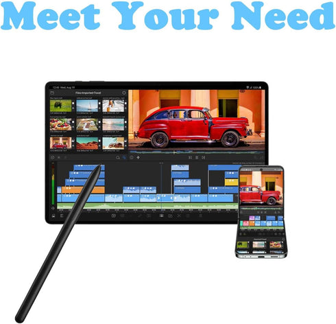 Galaxy Tab S9 Stylus Pen Replacement for Samsung Galaxy Tab S9,S9 Plus,S9 Ultra S Pen,Tab S9+,Tab S9 Ultra,Without Bluetooth with Tips/Nibs+Eject ...