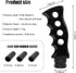 1 PC Car Manual Gear Shift Knob, Knife Handle Decoration Comfortable Grip Modified Gear Shifter with Adapter, Resin + Metal Gear Lever Wave Stick ...