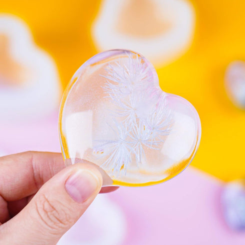 NiArt Valentine's Day Epoxy Resin 3D Heart Shape DIY Casting Art Craft Soft Silicone Molds 5 Shapes Shiny Multifunctional Handmade Tool Agate Jewe...