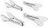 4 Pack Buffet Tongs, Stainless Steel Serving Tongs Serving Utensils 7Inch,9Inch...