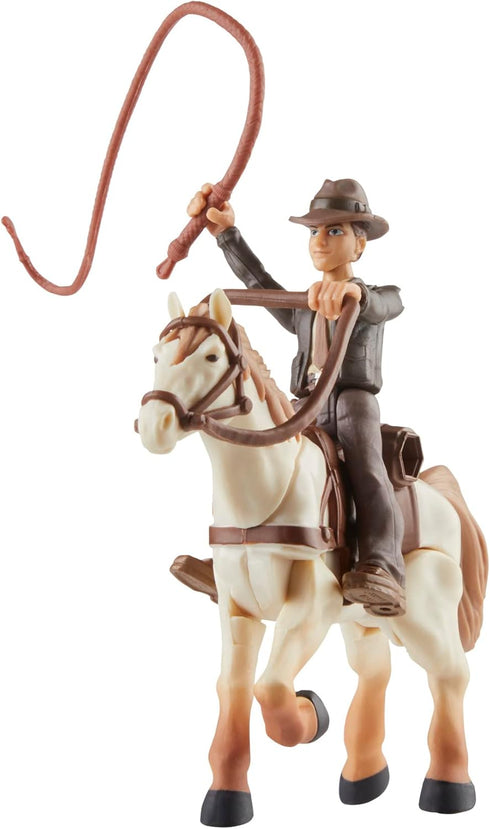 Indiana Jones Worlds of Adventure with Horse Action Figure Set, 2.5-inch, Action Figures for Kids Ages 4 and Up...