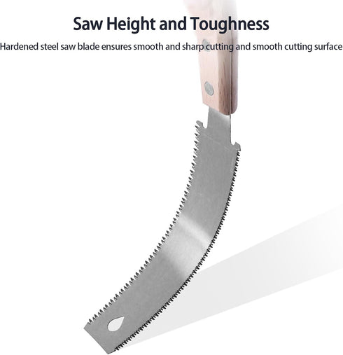 Japanese pull saw 6-Inch Double Edge Sided Mini Flush Cut Saw, Flexible Blade, Woodworking Tools, Wood Handle GardenTrim Saw, Pruning saw, Camping...