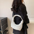 Clutch Purse for Women - Knotted Woven Handbag Hobo Shoulder Satchel Leather Handwoven Crossbody Tote Bag...