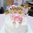 2nd Birthday Candle Two Years Pink Happy Birthday Number 2 Candles for Cake Topper Decoration for Party Kids Adults Numeral 20 23 12 26 29 21 27 6...