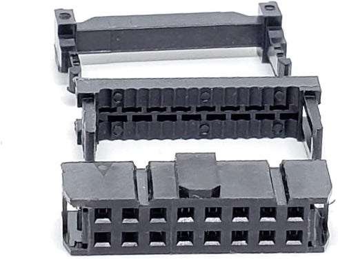 PC Accessories - Connectors Pro 50-Pack 2X8 16P 2.54mm Dual Rows IDC Sockets for Flat Ribbon Cable, 16 Pins FC Female Connector...