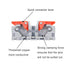 30 Pcs Lever Wire Connectors Push-In, Electrical Wire Terminal Quick Connect for 28-12 AWG (1in5out)...