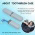 Denture Cup Kit, 2 Denture Case with 2 Denture Toothbrush & 2 Portable Toothbrush Box, Denture Cups for Soaking Dentures, Denture Cleaning Kit for...