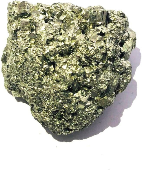 crystalmiracle Golden Pyrite Rock Natural Healing Crystal 0.2-0.3 Lbs Cluster High Energy Reiki Feng Shui Psychic Meditation Deflector Gemstone fo...