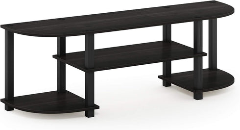 Furinno Turn-S-Tube Wide TV Entertainment Center, Espresso/Black...