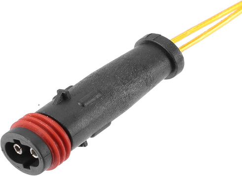 ACROPIX Car Brake Pad Sensor Front Rear Disc Brake Pad Wear Indicator Sensor Fit for Mercedes-Benz C230 - Pack of 4 Black...