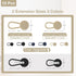 12Pcs Button Extenders for Jeans, Pants Waist Button Extender for Women Men, 3 Colors Pant Waistband Expander, RichLuck Instant Jeans Waist Extens...