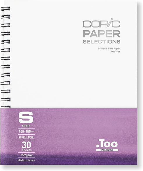 Copic Wire-Bound Sketchbook S, 5" x 7", Premium Bond Paper (157gsm), 30 Sheets, White...