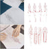 DYNWAVE 8 Pcs French Curve Template Ruler Set,Sewing Humanoid Patterns Design for Dressmaking, Tailoring, Fashion Designing...